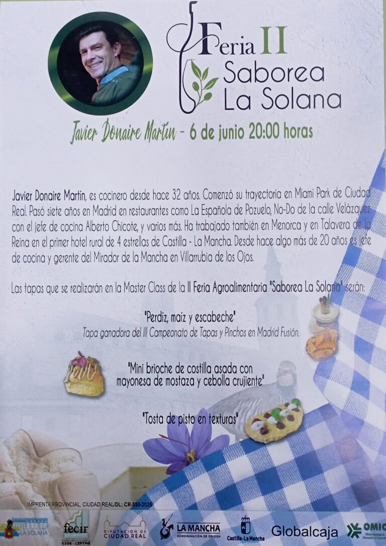 folleto informativo Saborea 2025