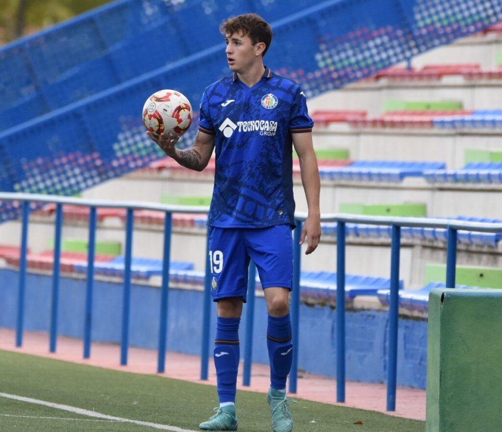 -Eros Pradal en su etapa en el Getafe