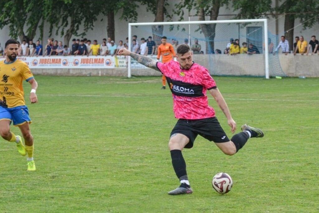 -Jimenez el pasado 1 de junio en la promoción de ascenso en La Moheda con el Yuncos