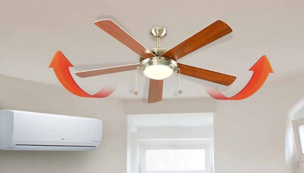 - Aire acondicionado y ventilador de techo