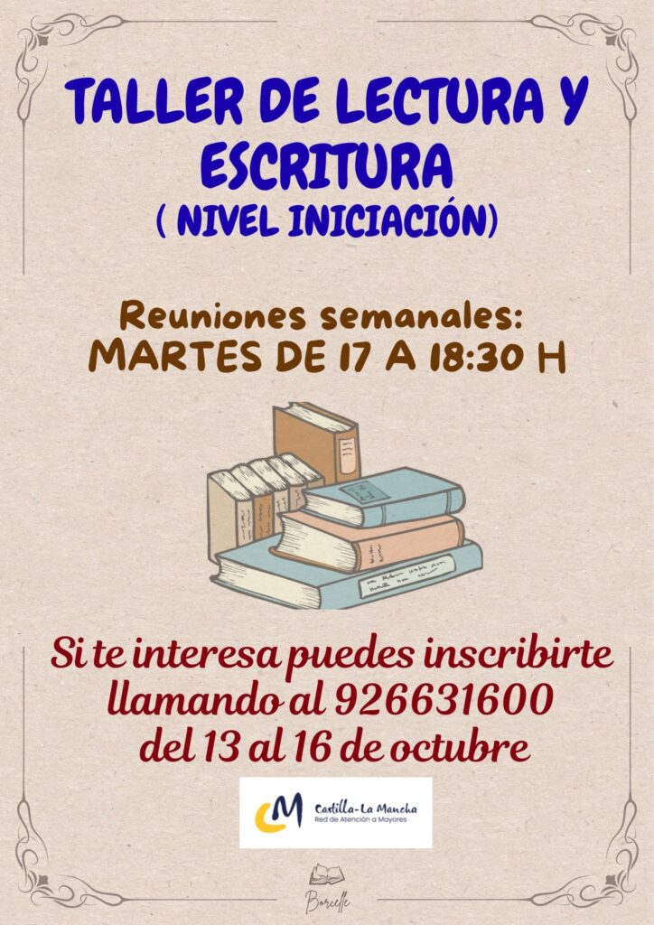 -Cartel taller lectura y escritura