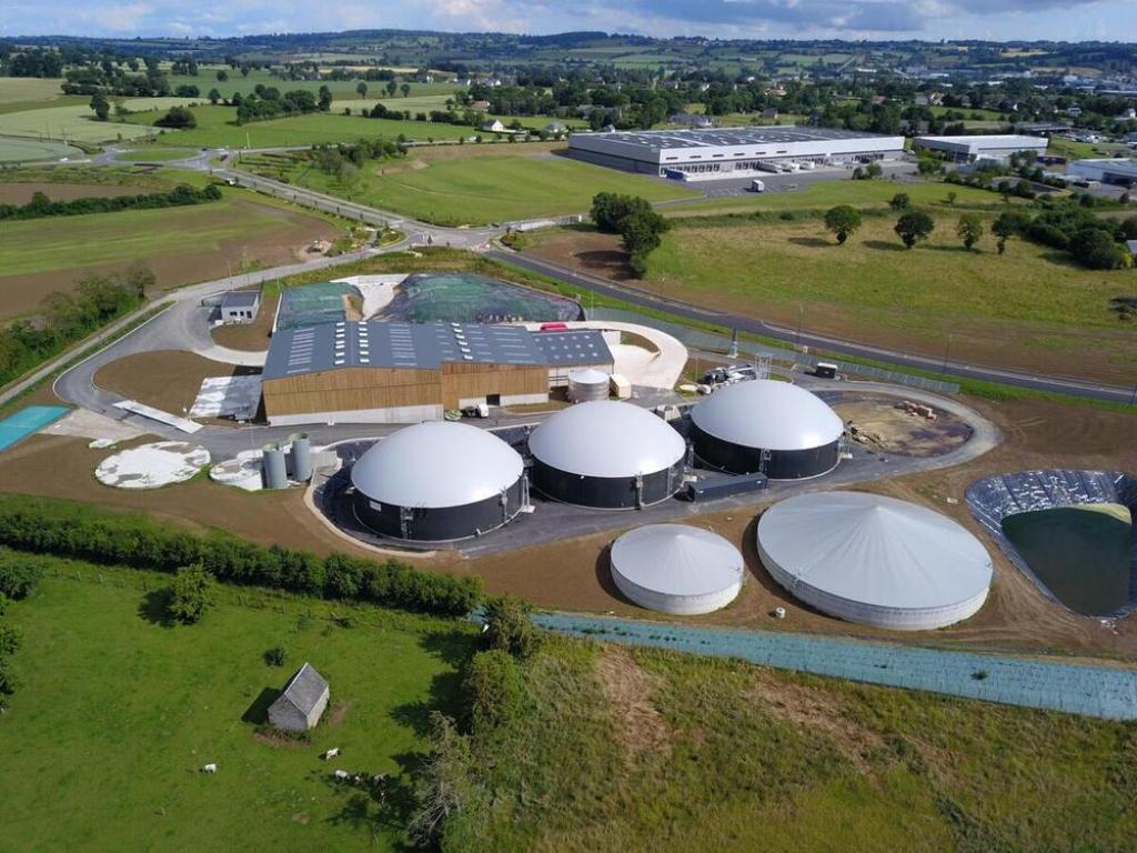 - Imagen de la una planta de biometano