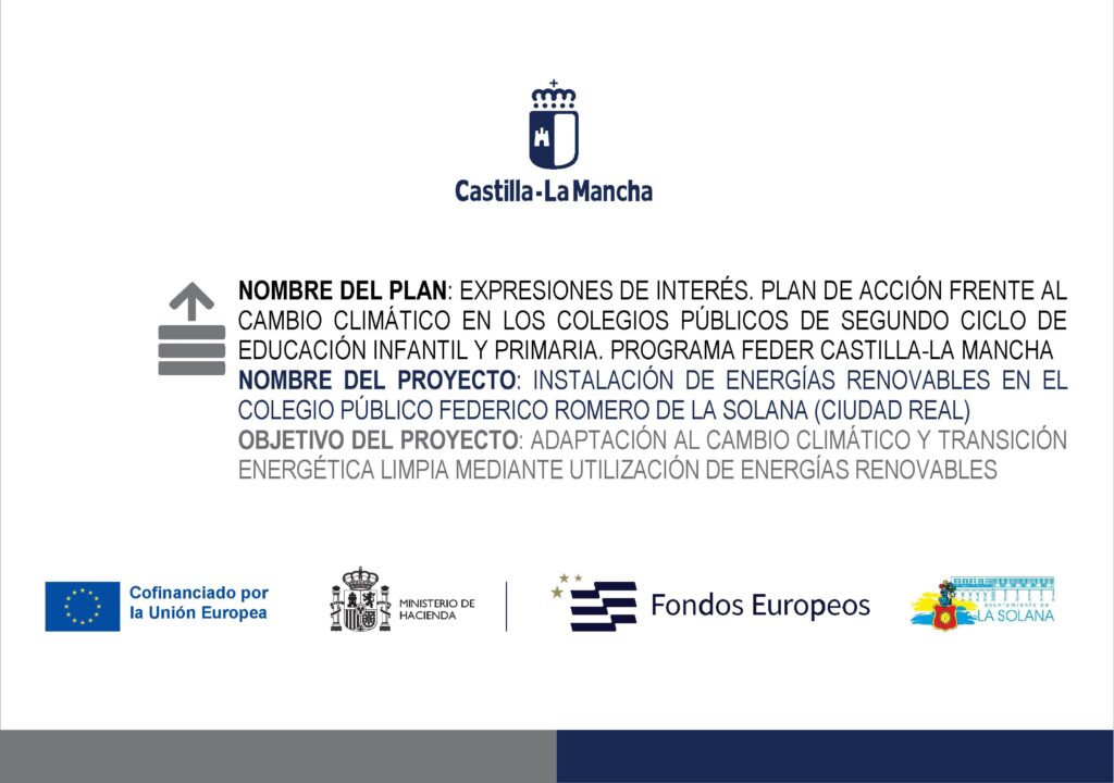 Cartel Colegio Federico Romero