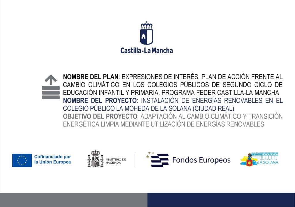 Cartel Colegio La Moheda