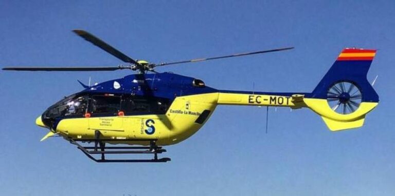 -Helicóptero del Sescam