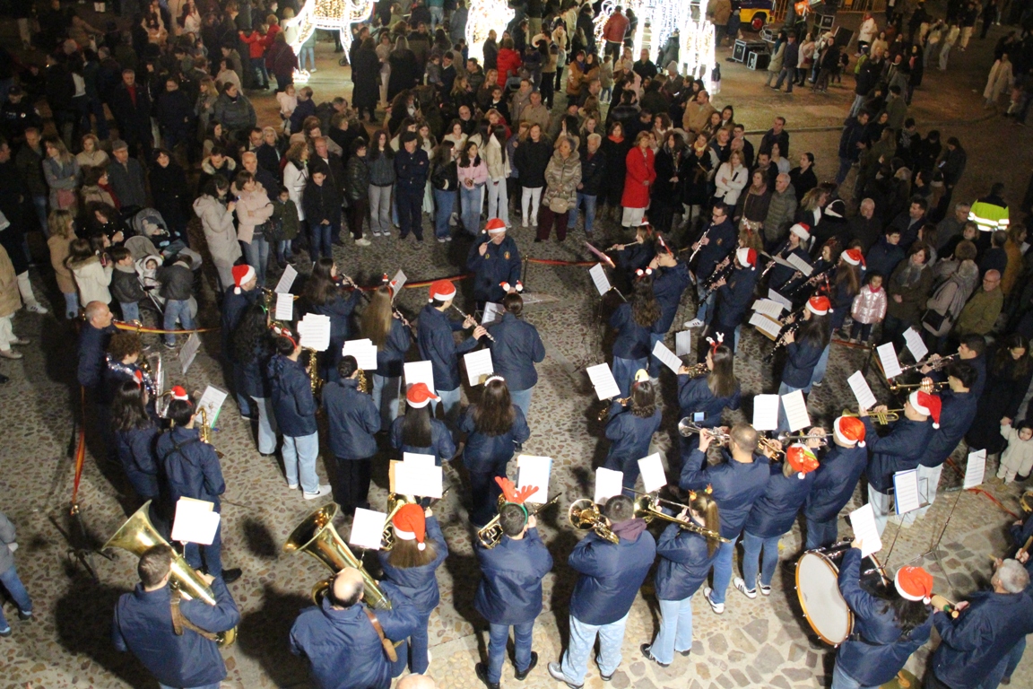 -Navidad encendido Banda villancicos