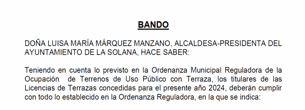 Bando Terrazas