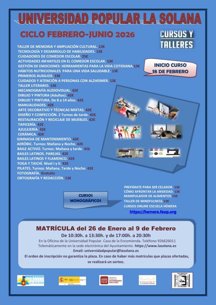 Horario Ciclo Febrero-Junio 2026