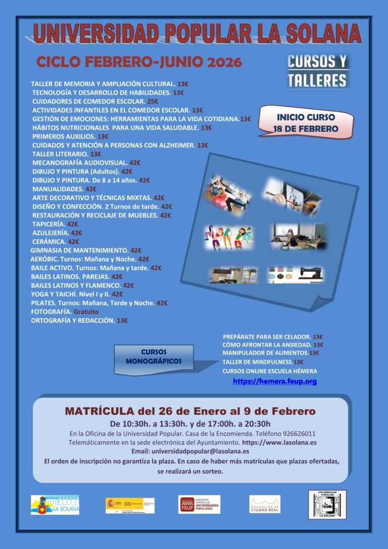 Horario Ciclo Febrero-Junio 2026