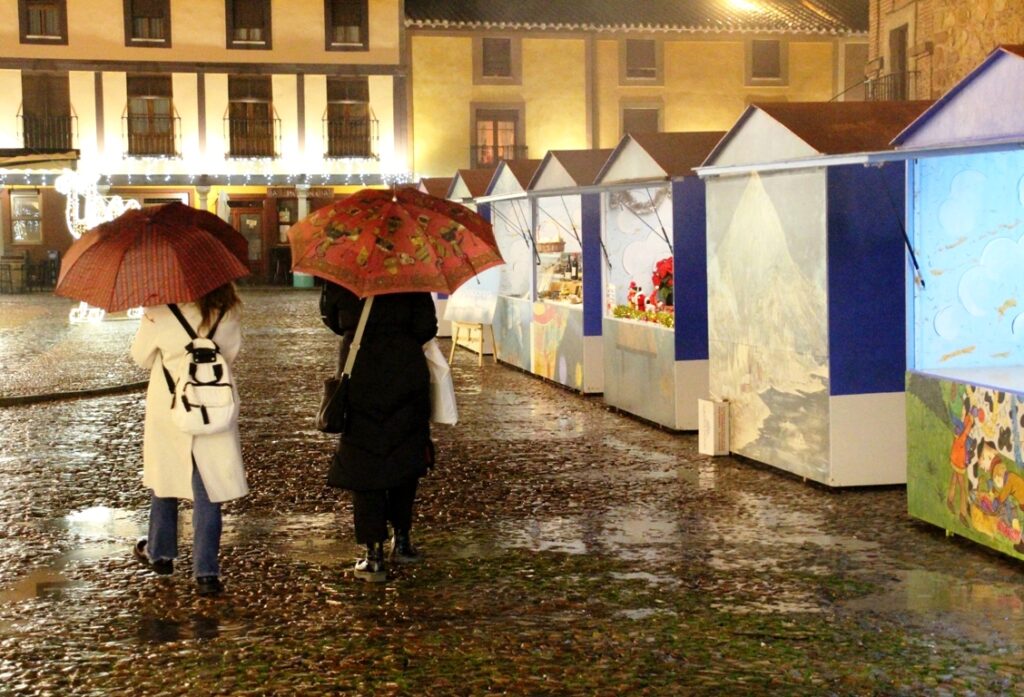 -Casetas lloviendo